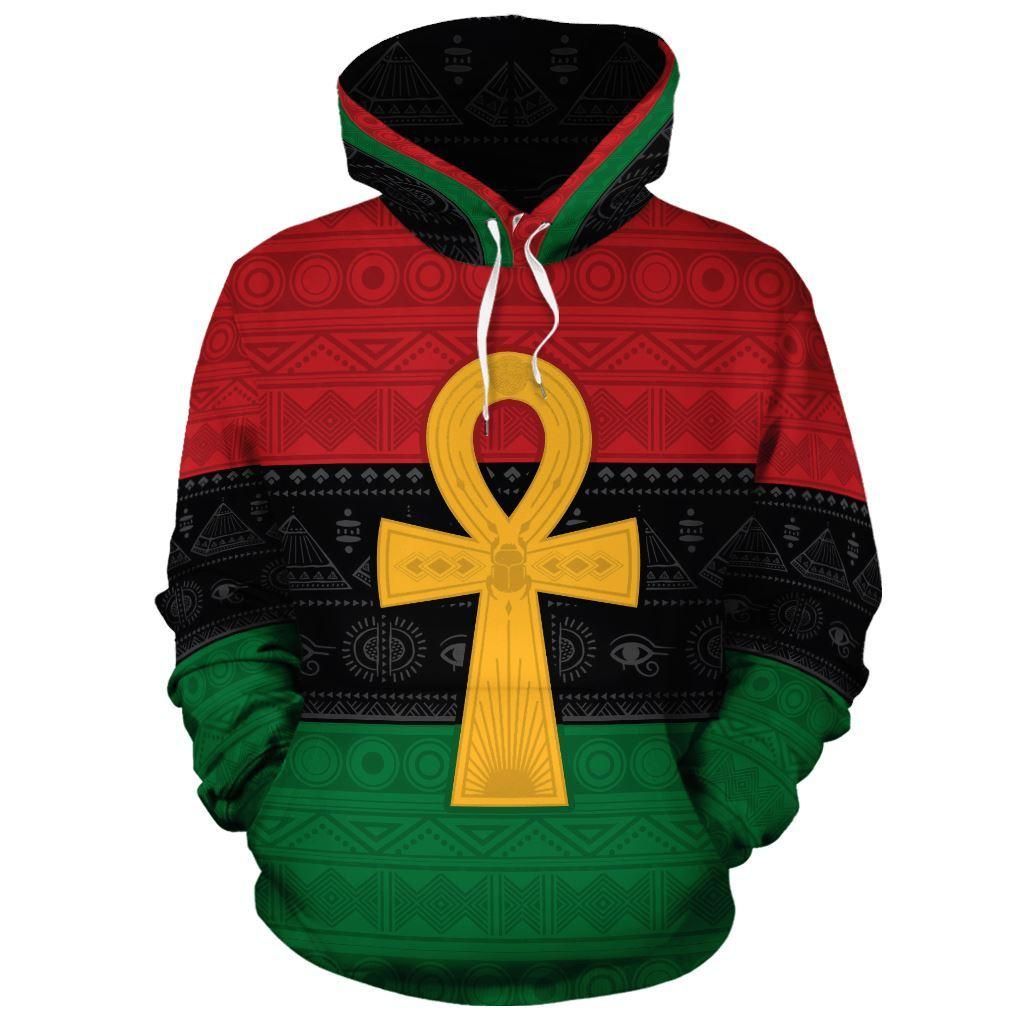 Pan African Ankh All-over Hoodie