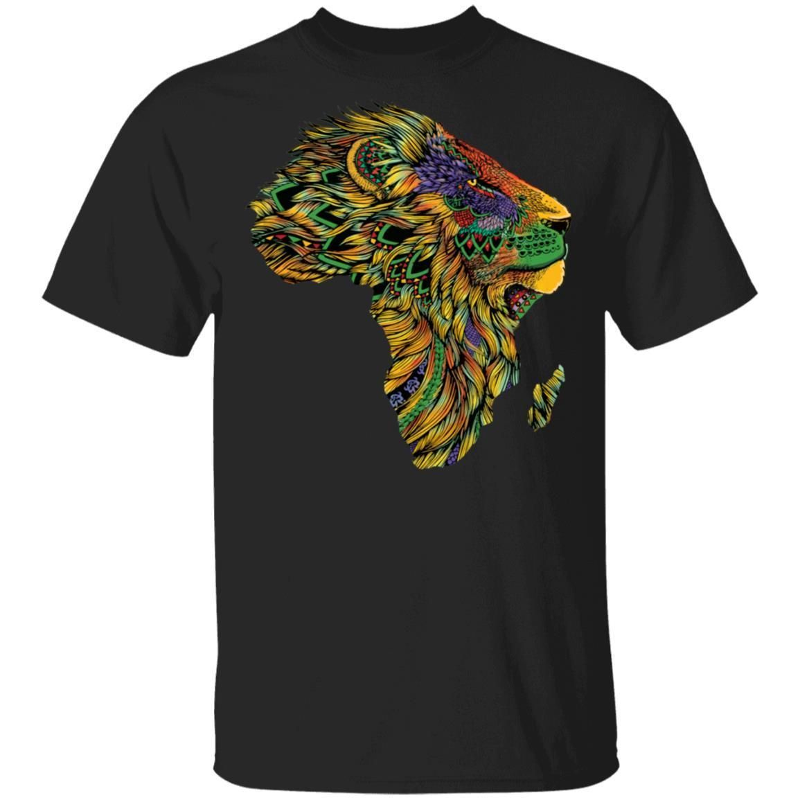 Lion African Pattern T-shirt