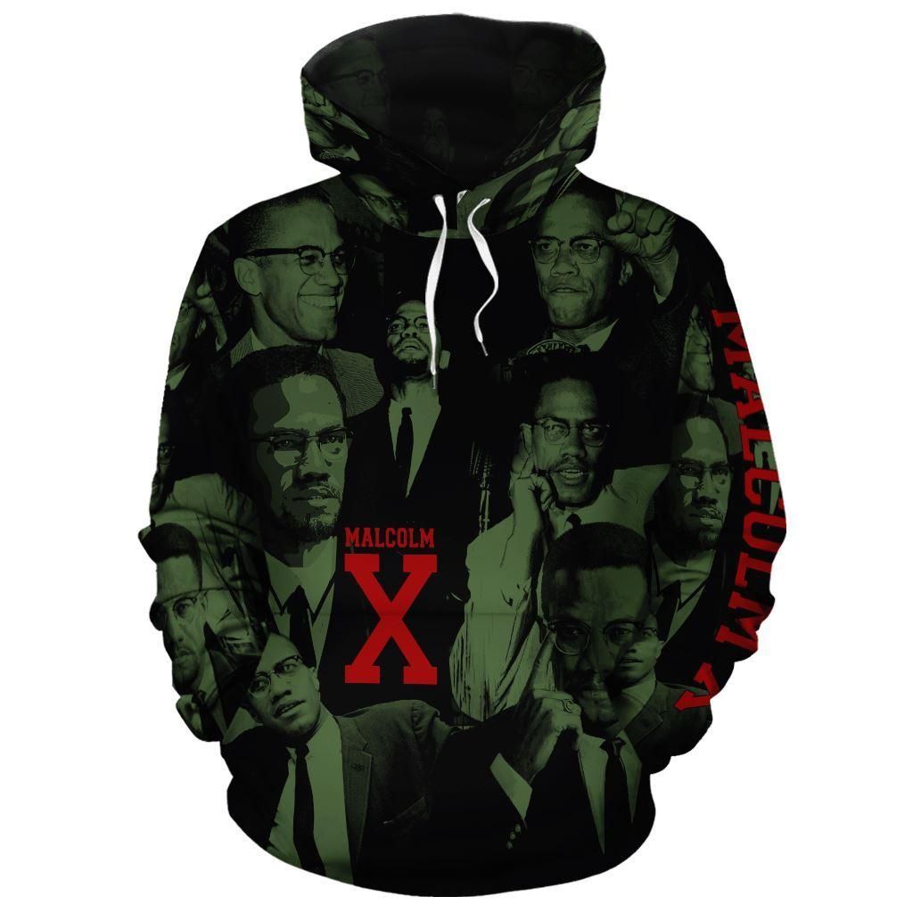 Malcolm X Image All-over Hoodie PAN3HD0348