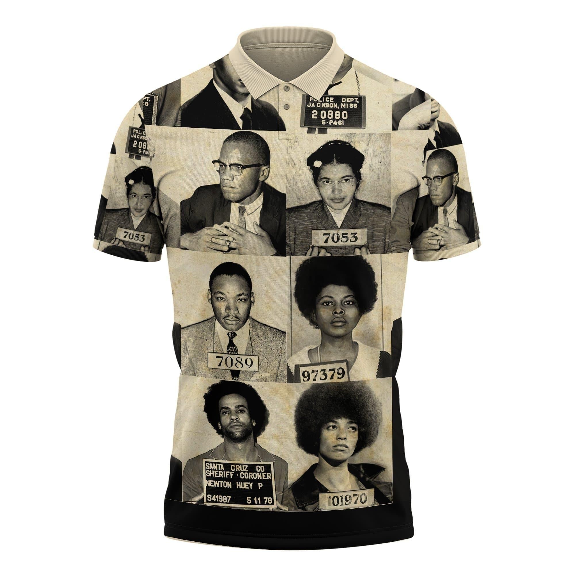 Civil Rights Leaders Polo Shirt PANPSH0001