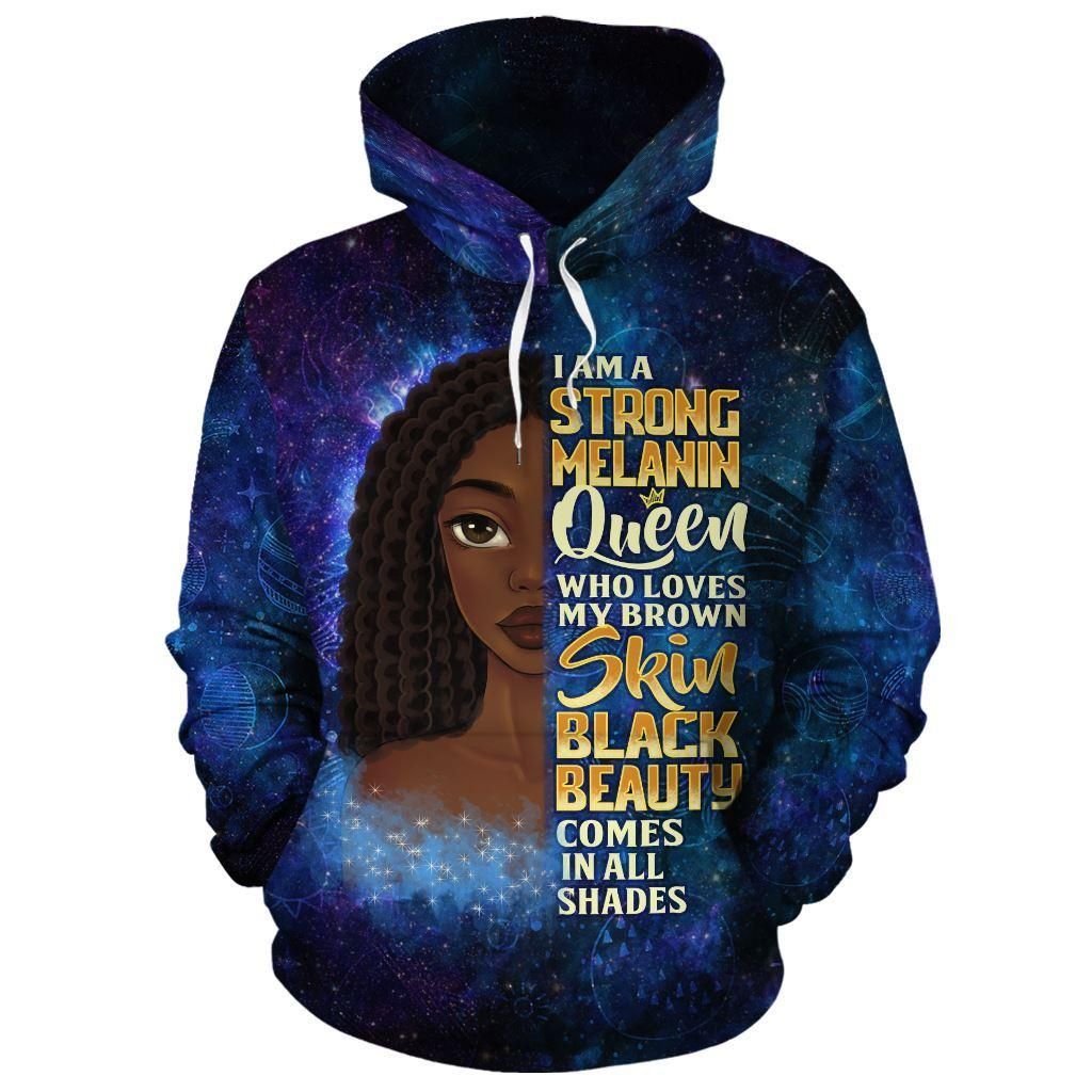 I'm A Strong Melanin Queen All-over Hoodie