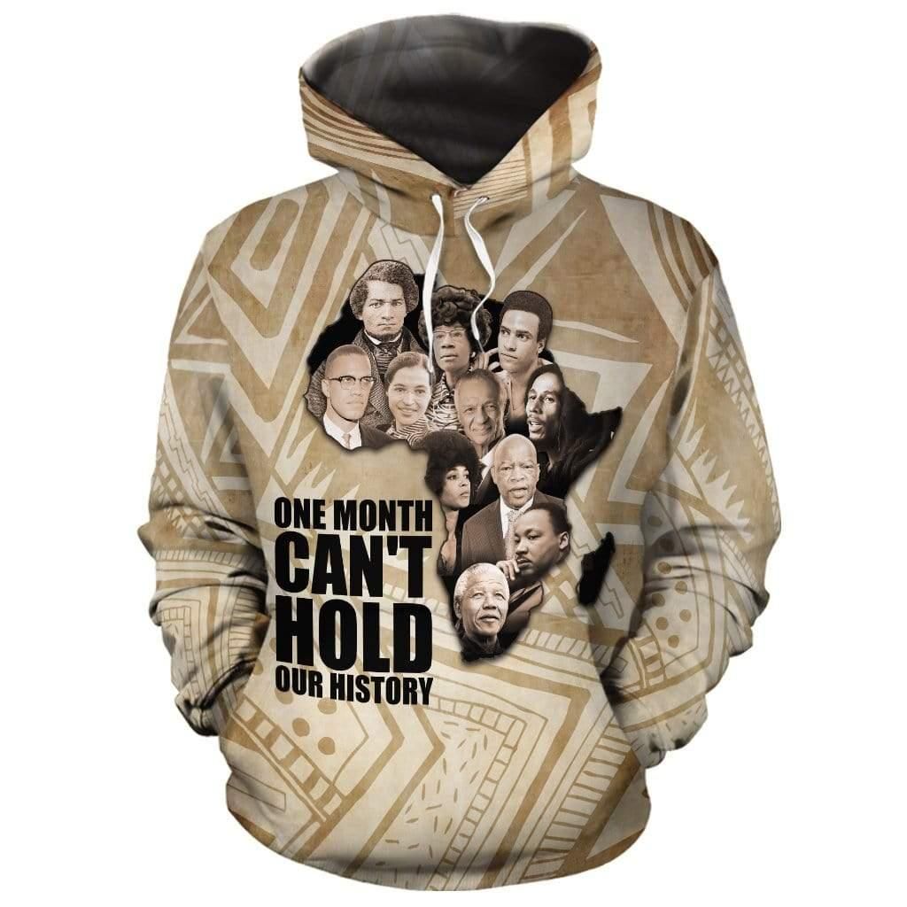 One Month Can't Hold Our History All-over Hoodie