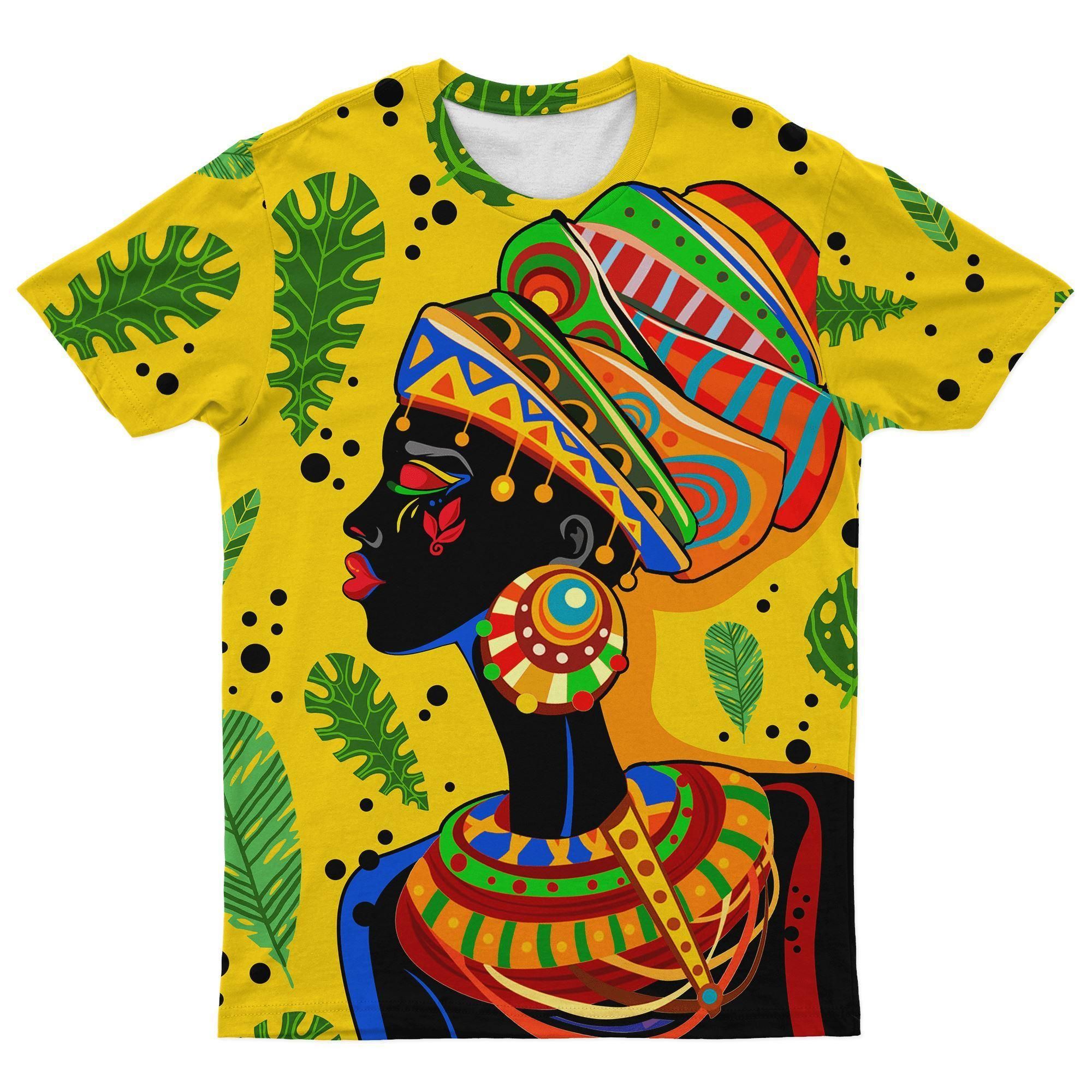 African Art Woman T-shirt
