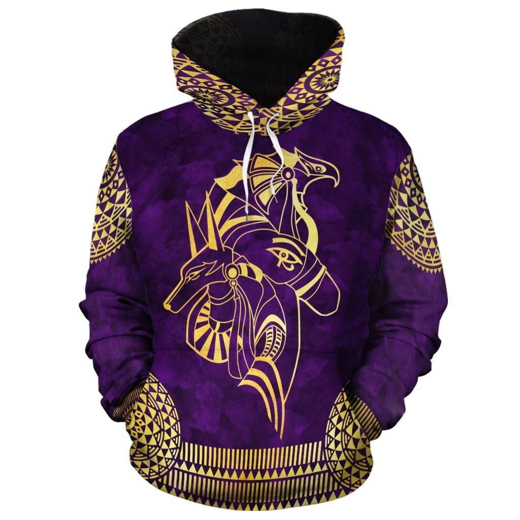 Anubis & Horus 2 All-over Hoodie