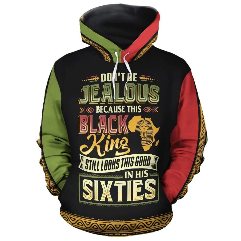 Don't Be Jealous Because This Black King Still Looks This Good In His Sixties All-over Hoodie PAN3HD0281