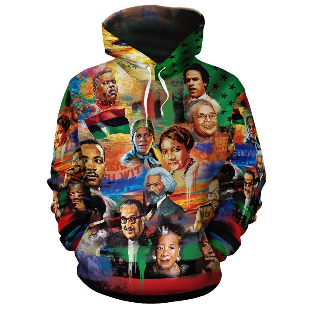 Civil Rights Moments All-over Hoodie PAN3HD0154