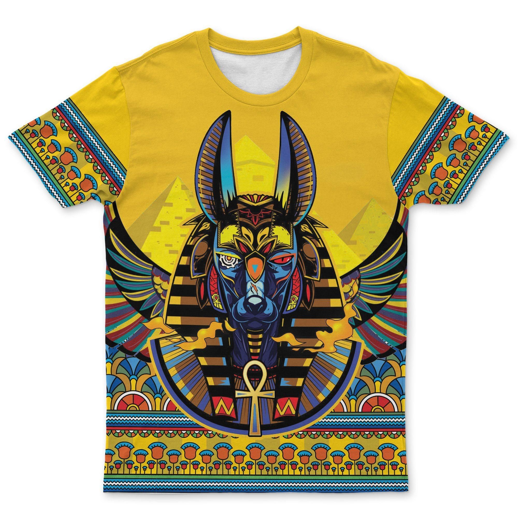 Anubis God Cartoon Art T-shirt