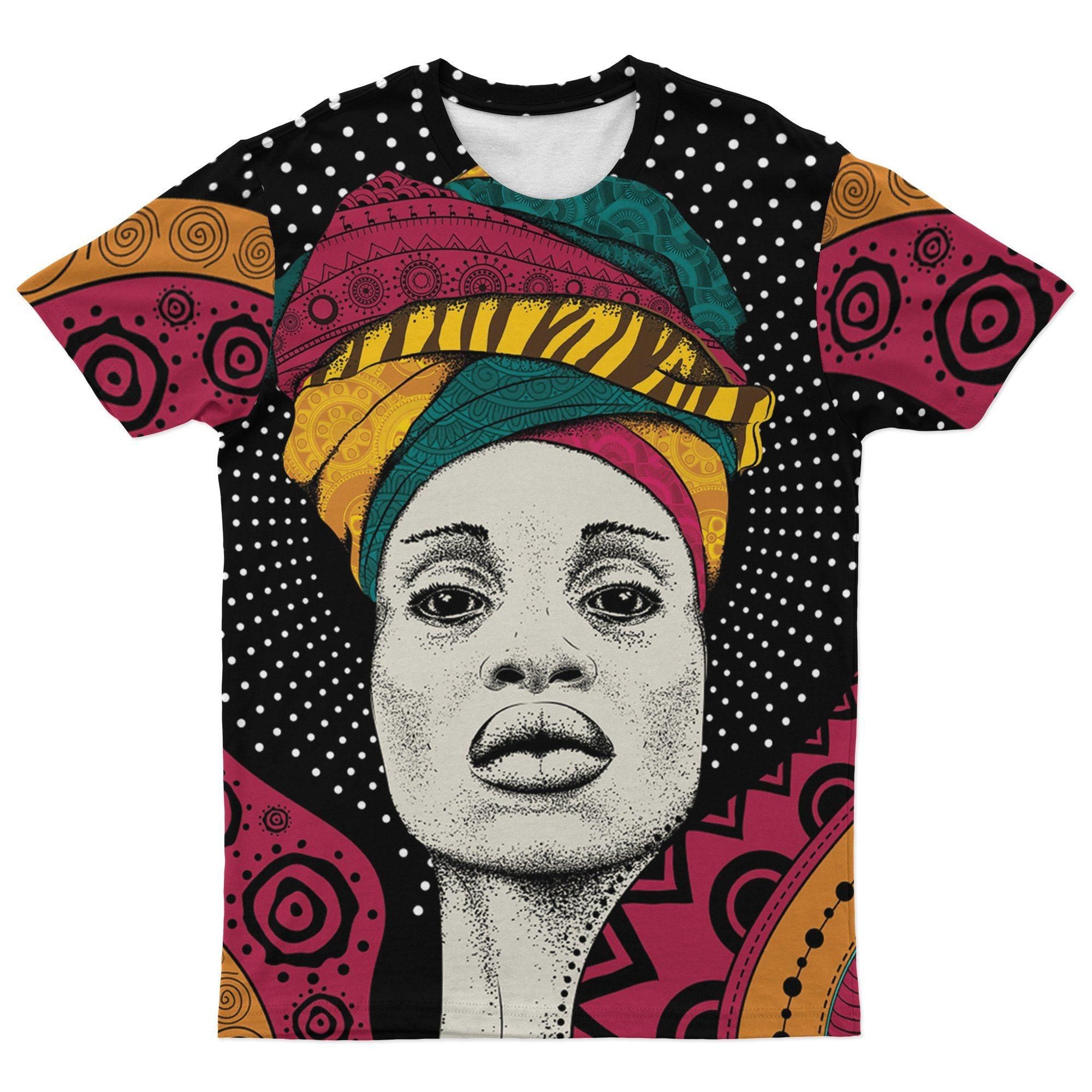 African Woman Portrait T-shirt