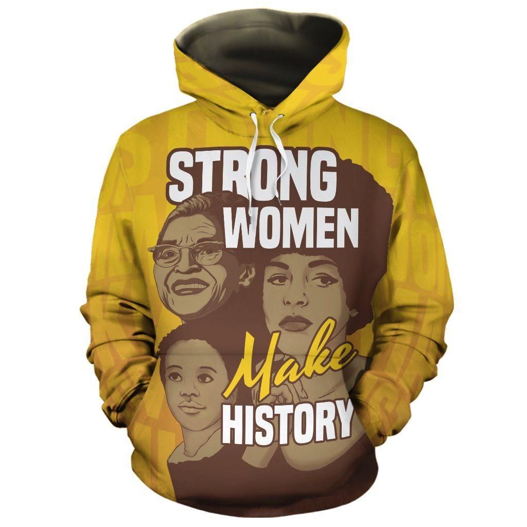 Strong Women Make History All-over Hoodie