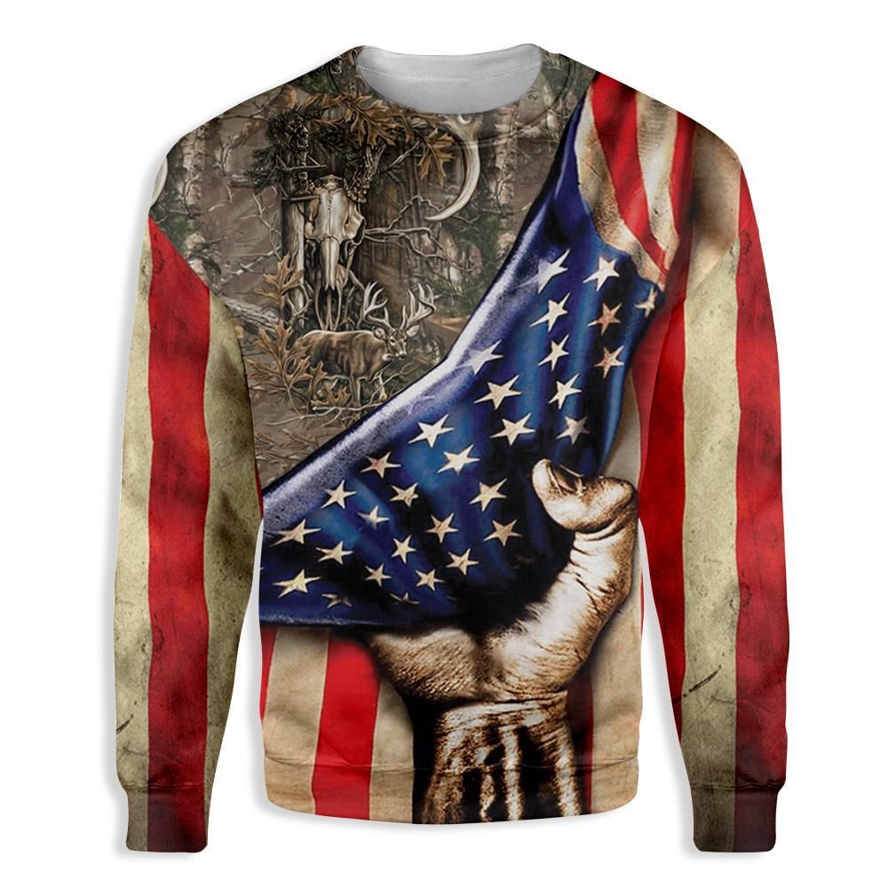 American Hunters Go Hunting EZ26 2410 All Over Print Sweatshirt