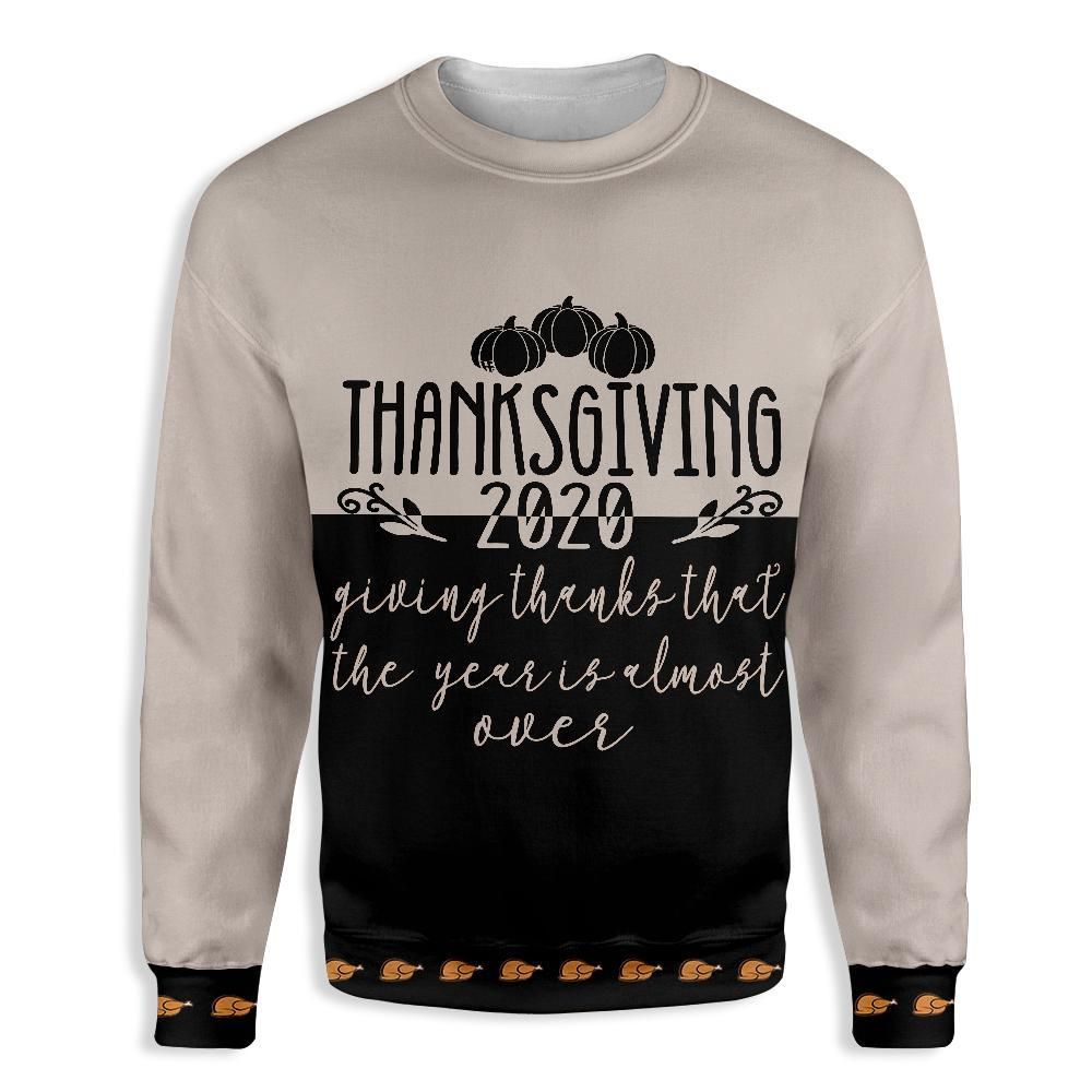 Thanksgiving Thankfull Turkey EZ16 1610 All Over Print Sweatshirt
