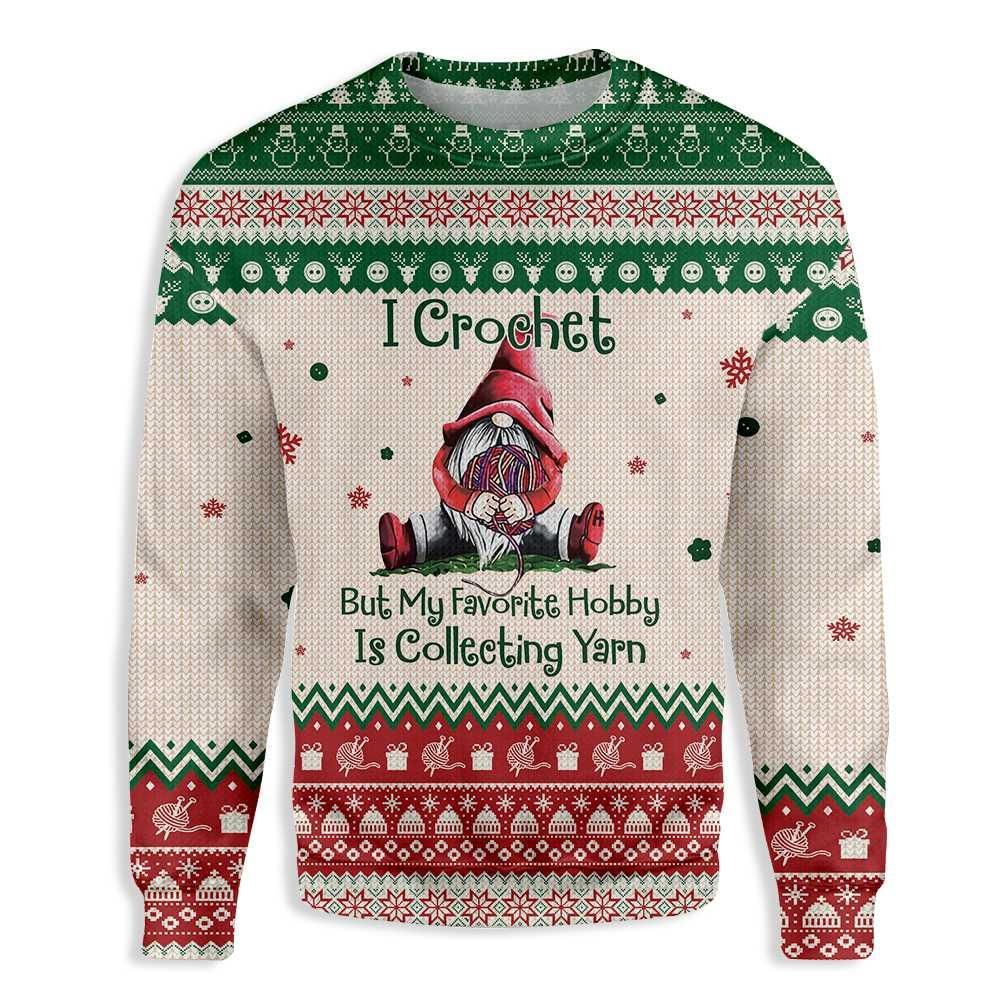 Ugly Christmas I Crochet EZ12 0710 All Over Print Sweatshirt