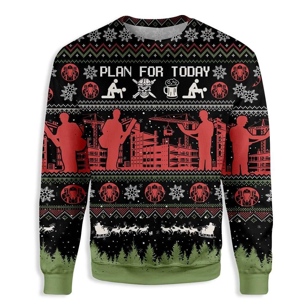 Christian Civil Engineer Christmas EZ16 0210 All Over Print Sweatshirt