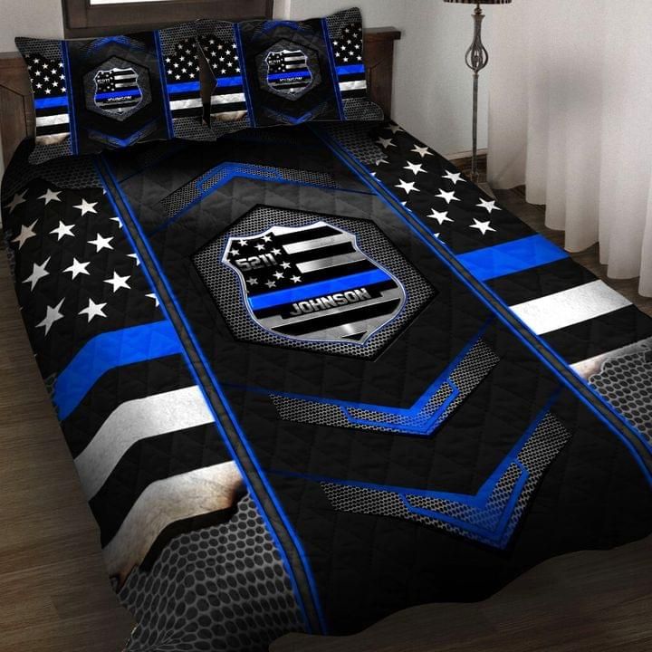 Personalized Police Bedding Set PANBED0030