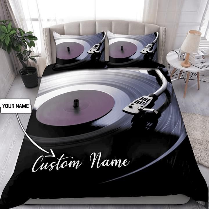 Personalized Disco Player Bedding Set