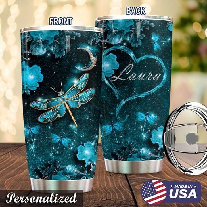 Personalized Dragonfly Tumbler