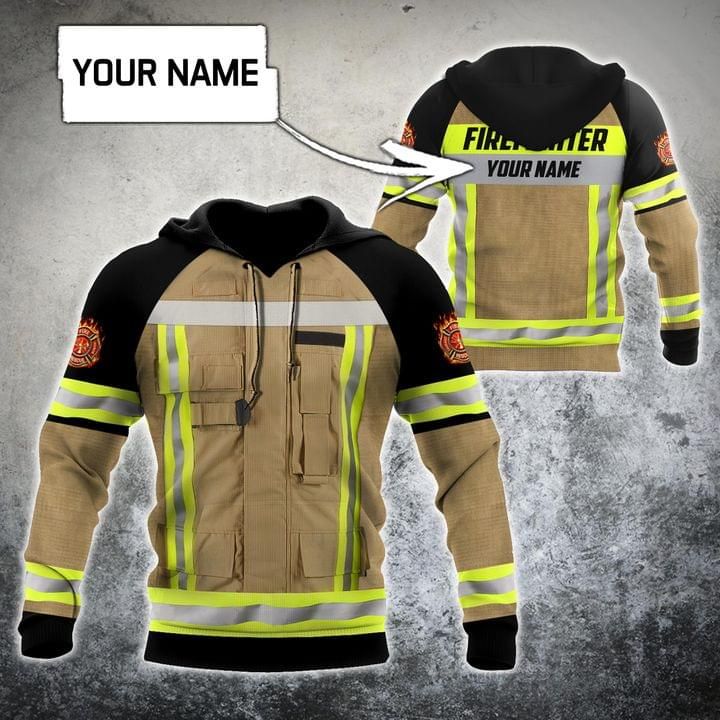 Personalized Firefighter 3D Hoodie