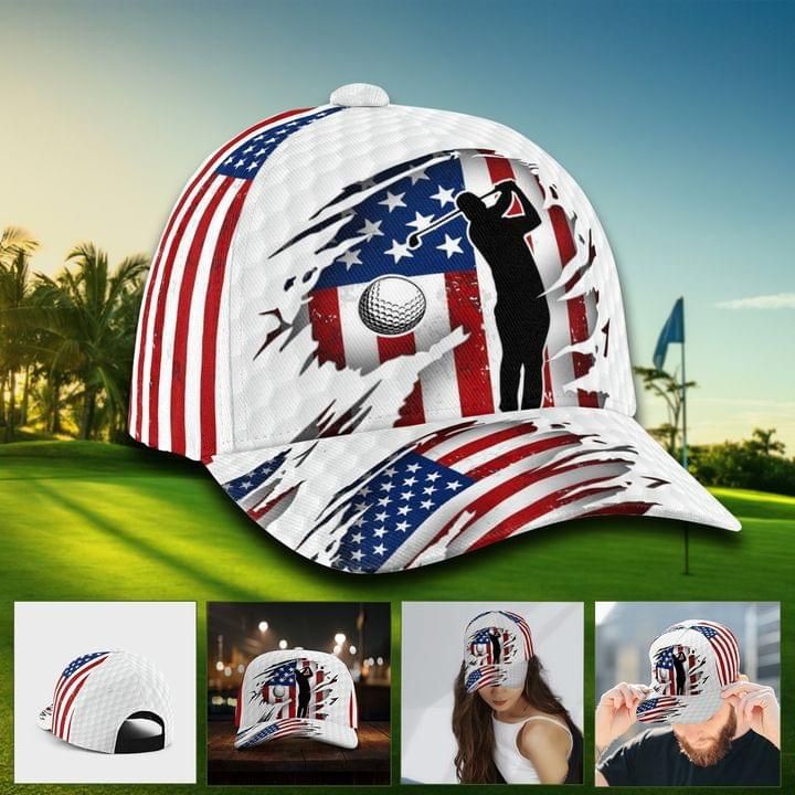 Golf American Falg Cap