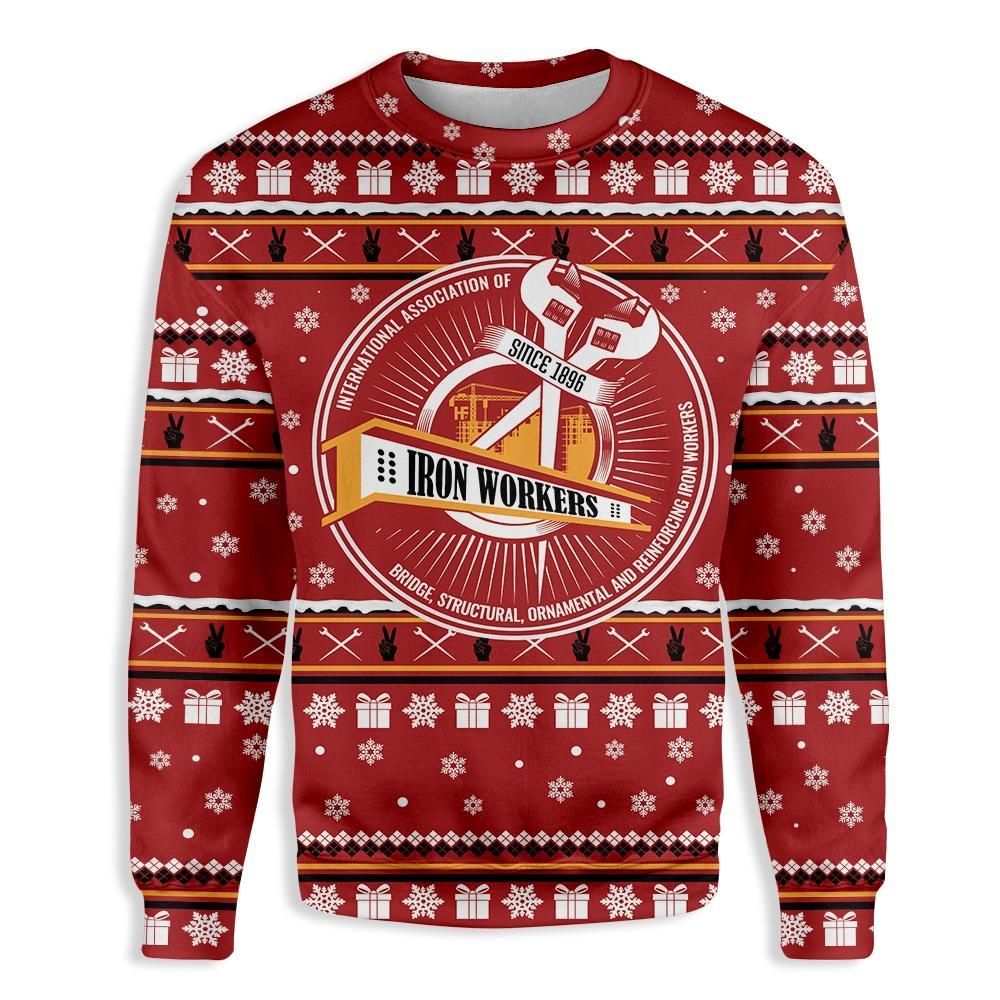 Ironworker Christmas Gift EZ15 0210 All Over Print Sweatshirt