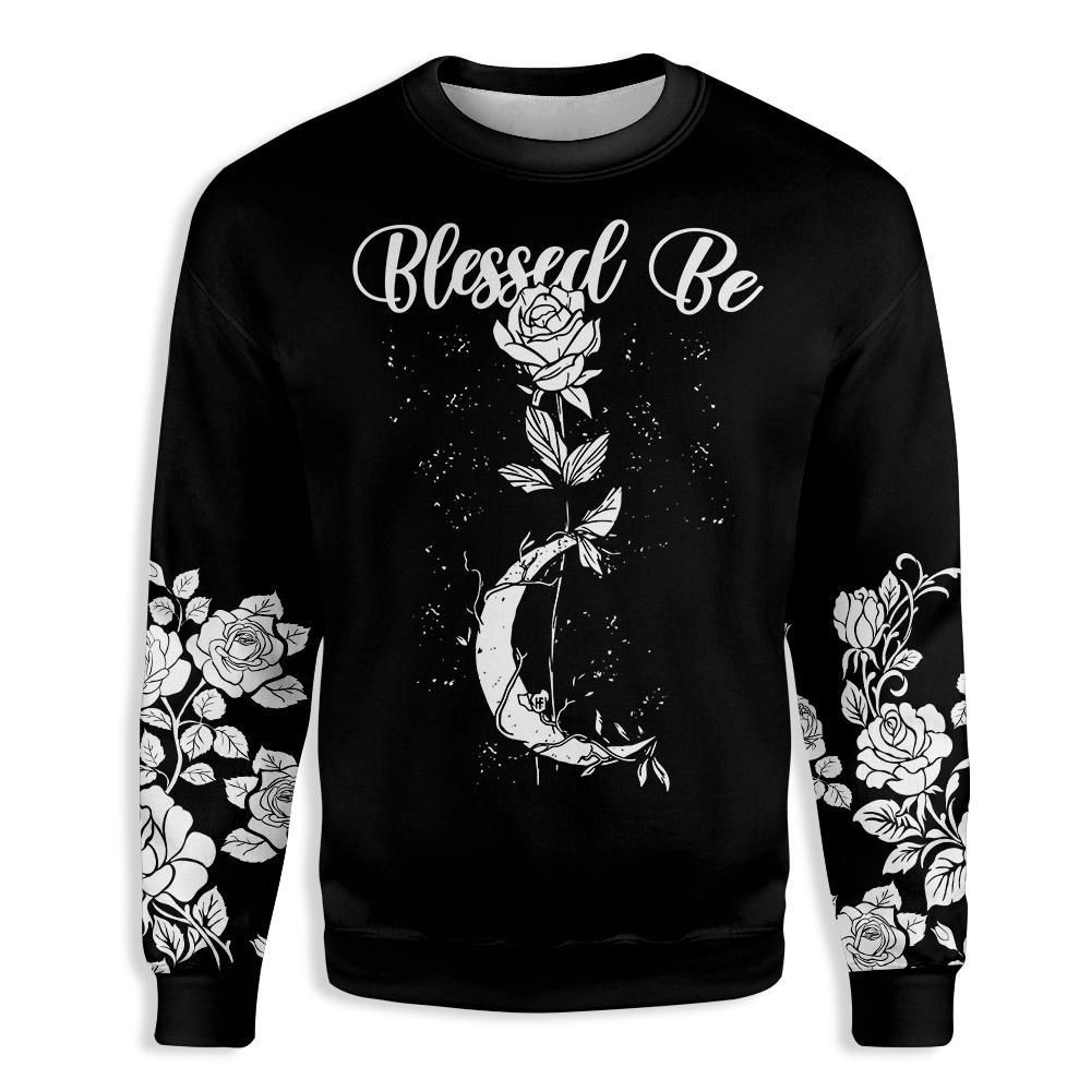 Blessed Be Rose Witch Wicca EZ20 0510 All Over Print Sweatshirt