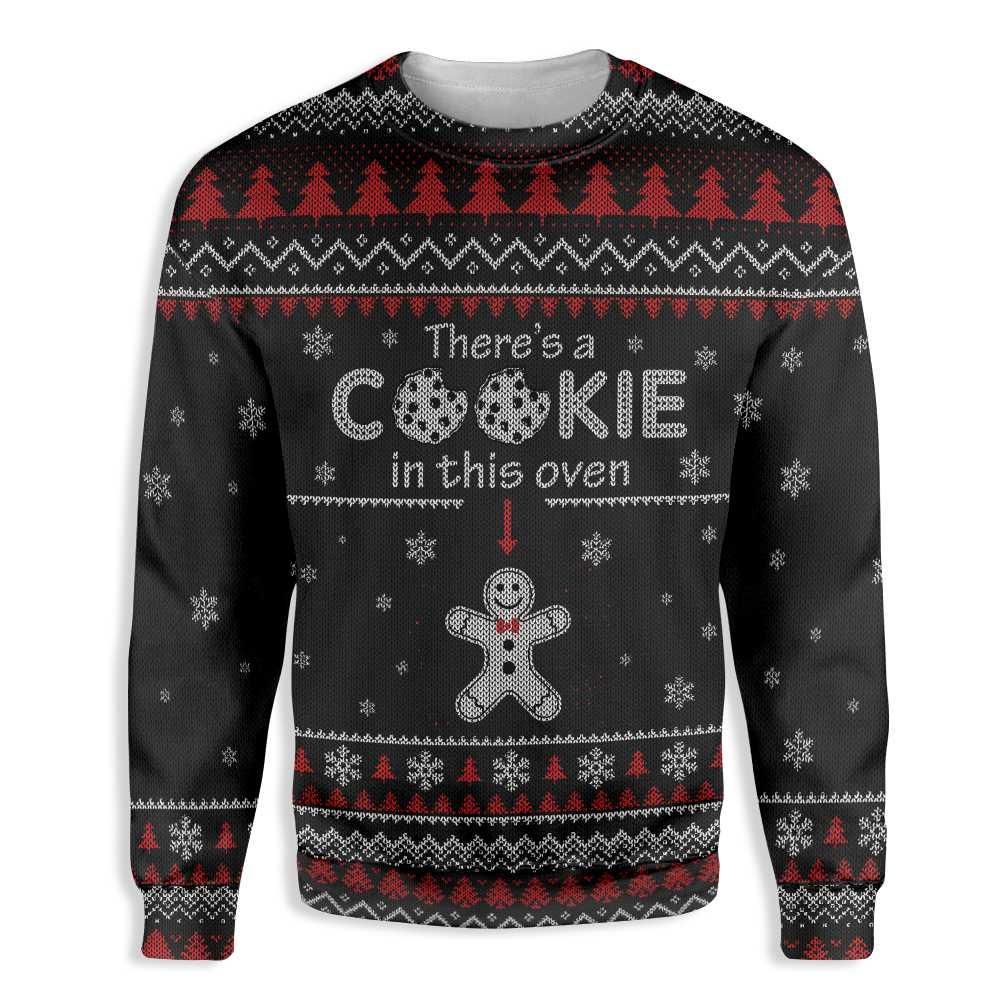 There Is A Cookie In The Oven Best Gift For Couple EZ05 1310 All Over Print Sweatshirt