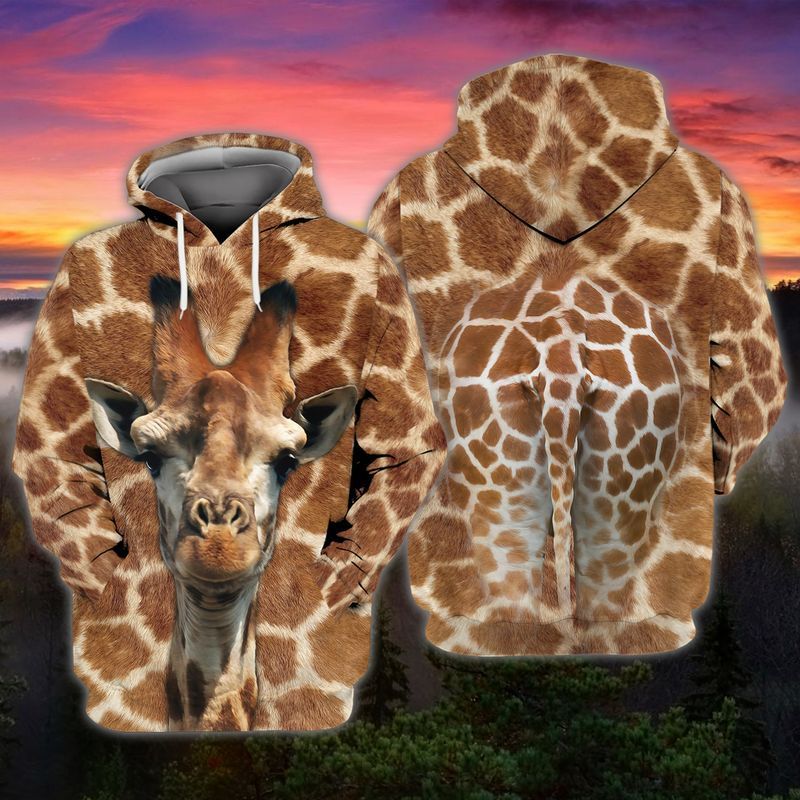 Giraffe 3D Hoodie
