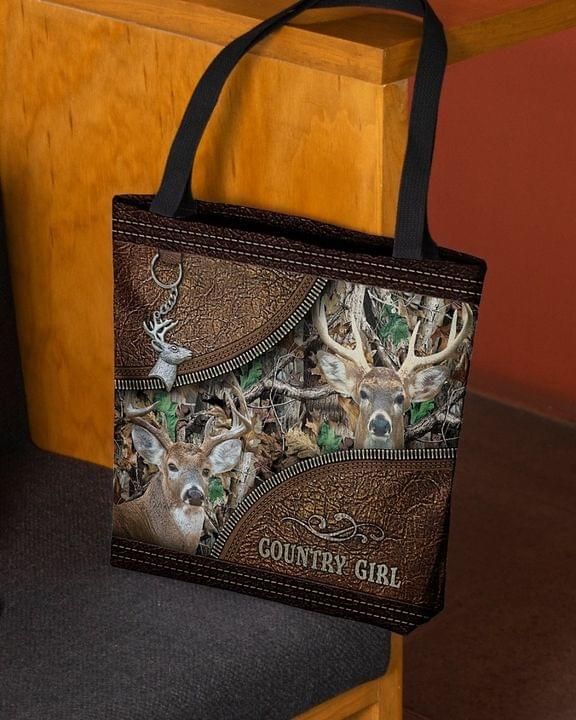Deer Hunting Tote Bag Country Girl