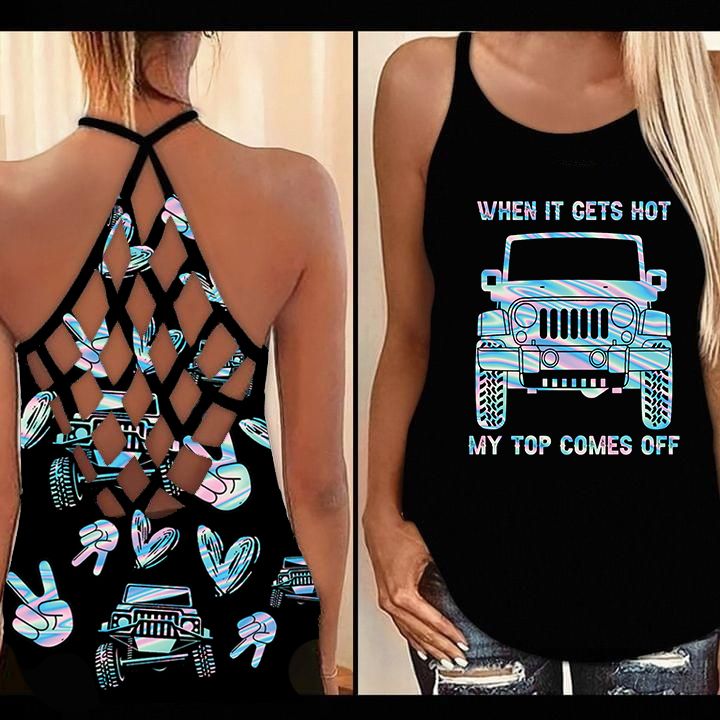 Jeep Truck Tank Top When It Gets Hot My Top Comes Off PANCRC0004
