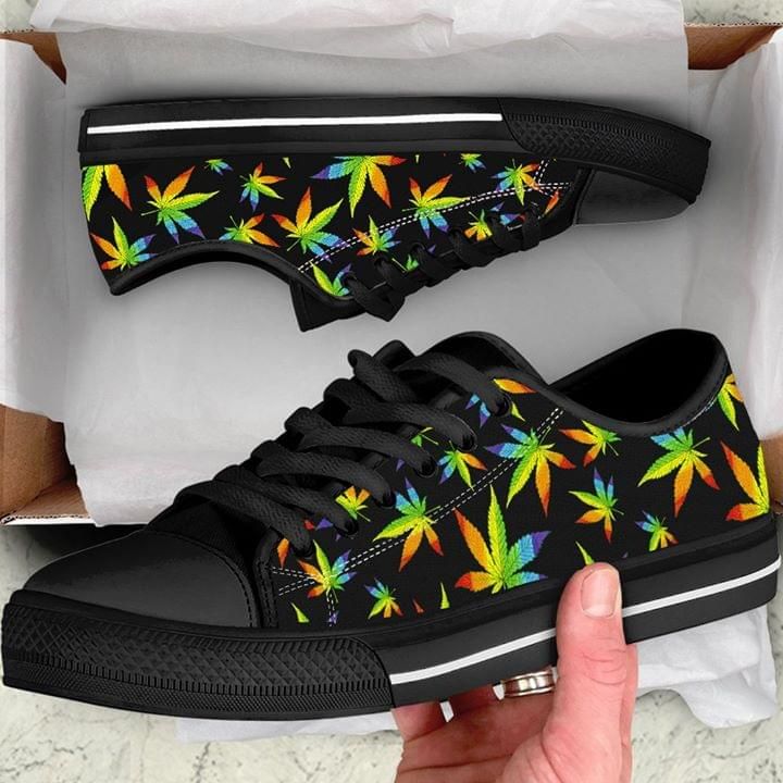 Cannabis Low Top Shoes
