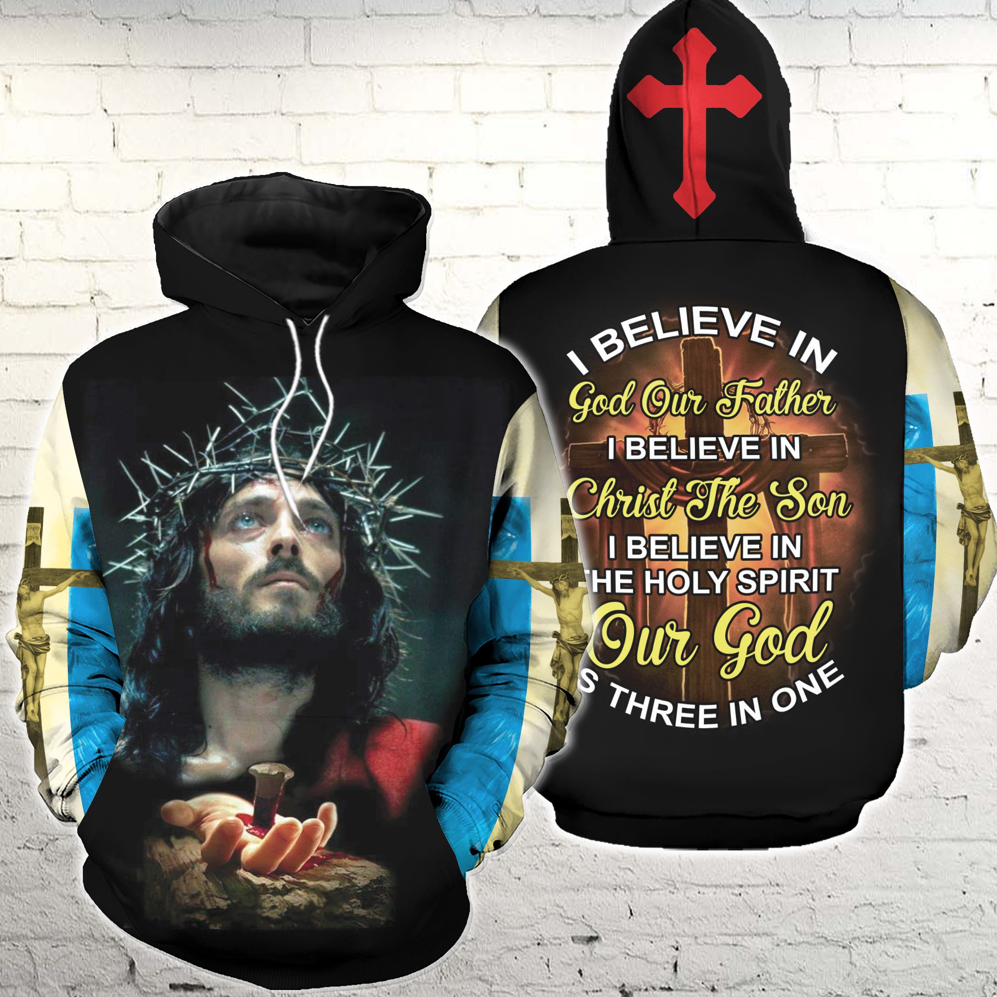 I Believe In God Our Father God Christian 3D Hoodie PAN3HD0013