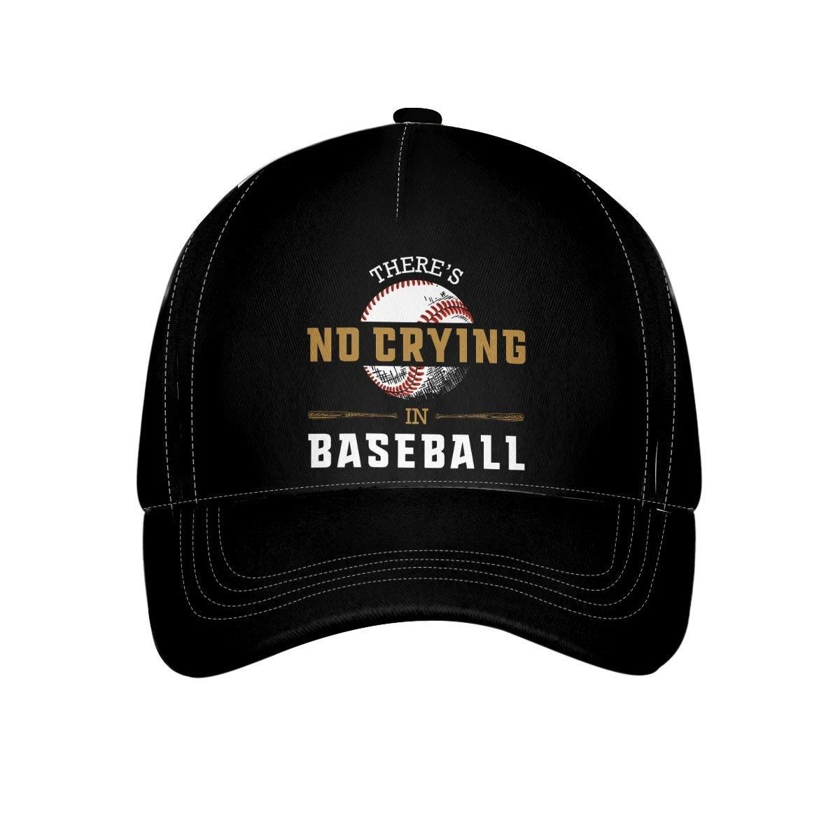 There'S No Crying In Baseball Black Cap