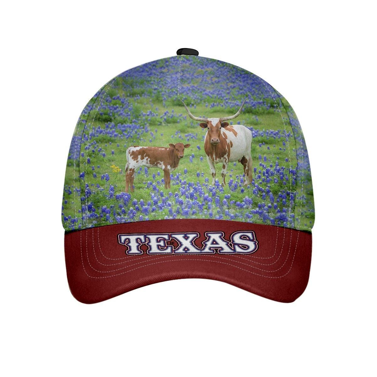 Texas Longhorn Flower Cap