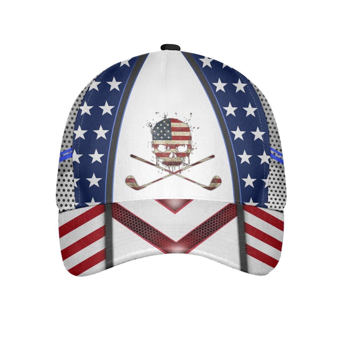 Golf American Skull American Cap