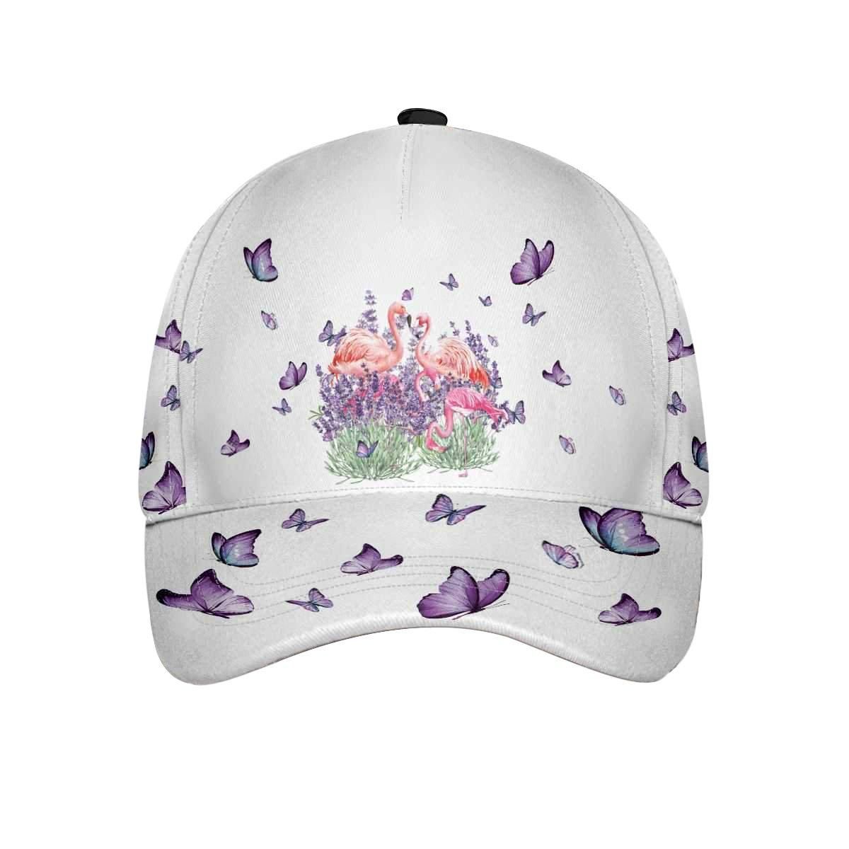 Flamingo Purple Flower Cap