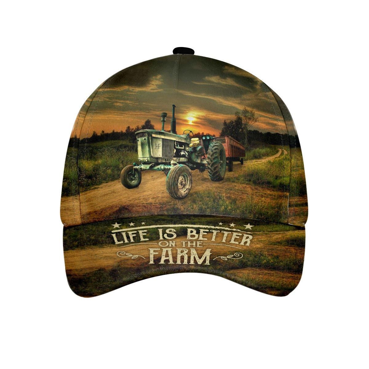 Life Is Better On The Farm Cap