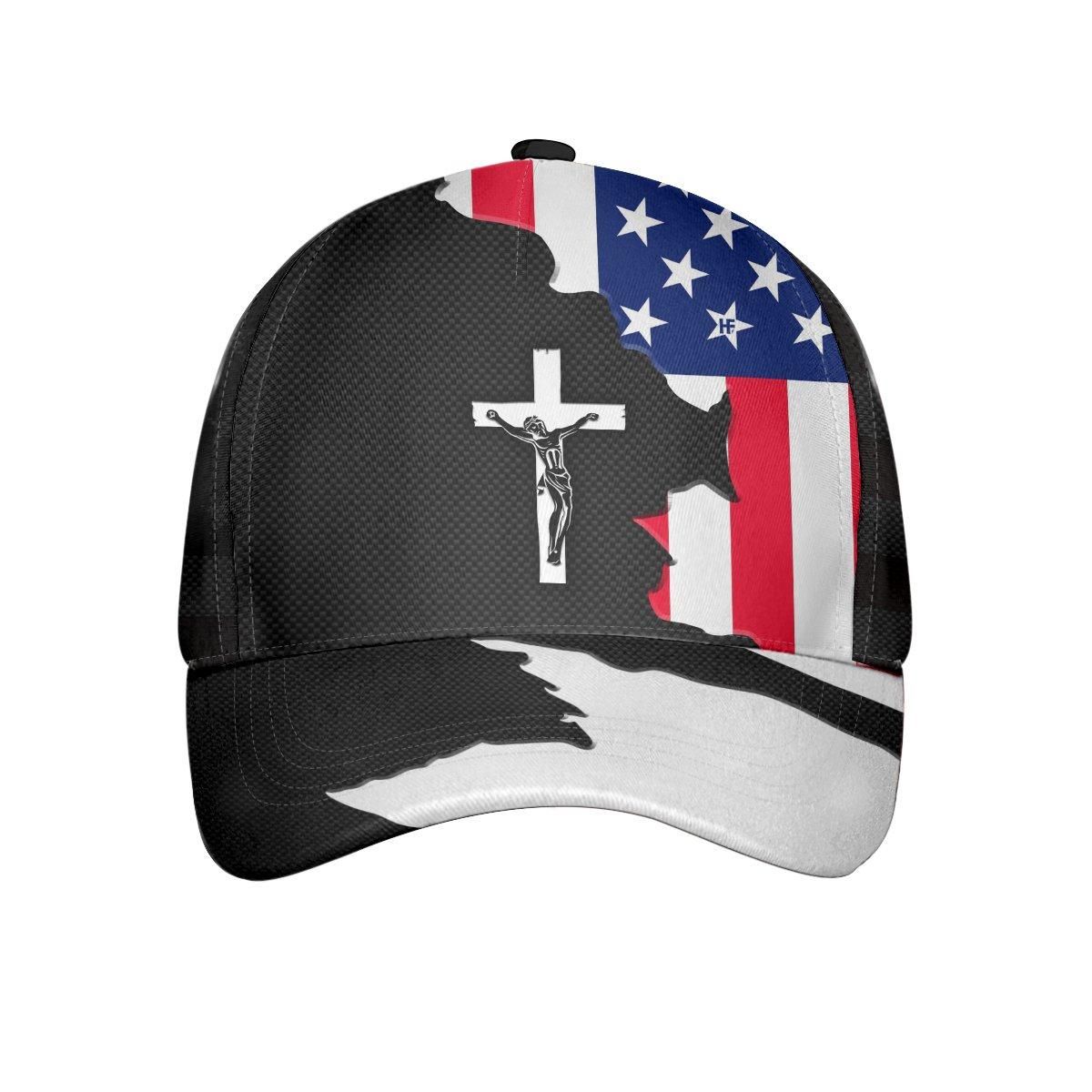 Flag Jesus Classic Cap Cap