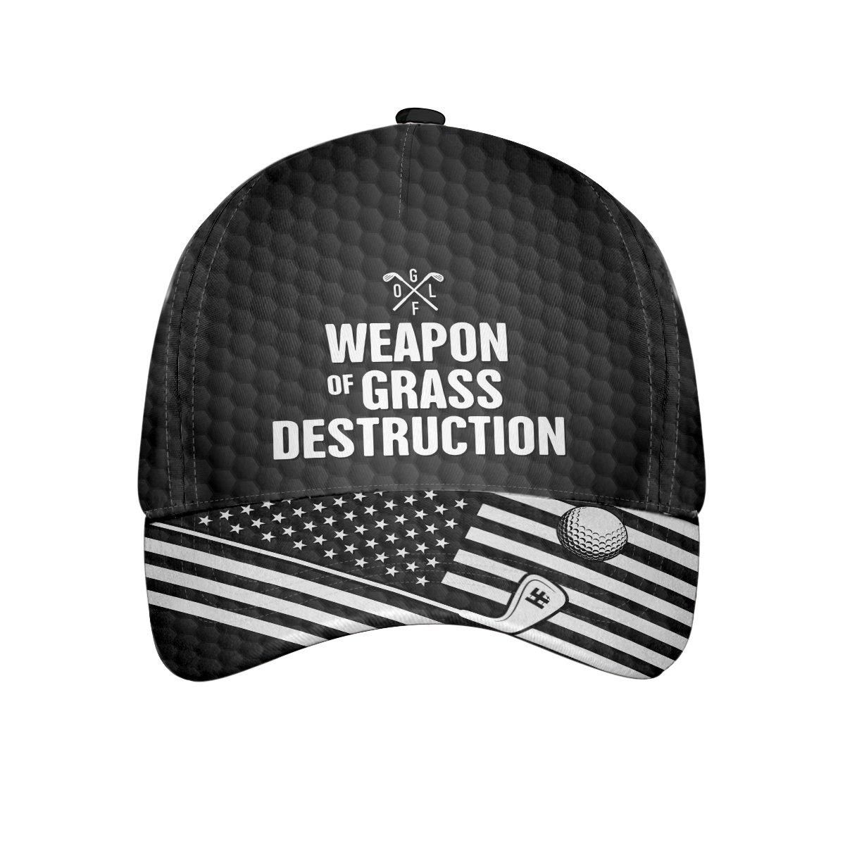 Weapon Of Grass Destruction Golf Cap