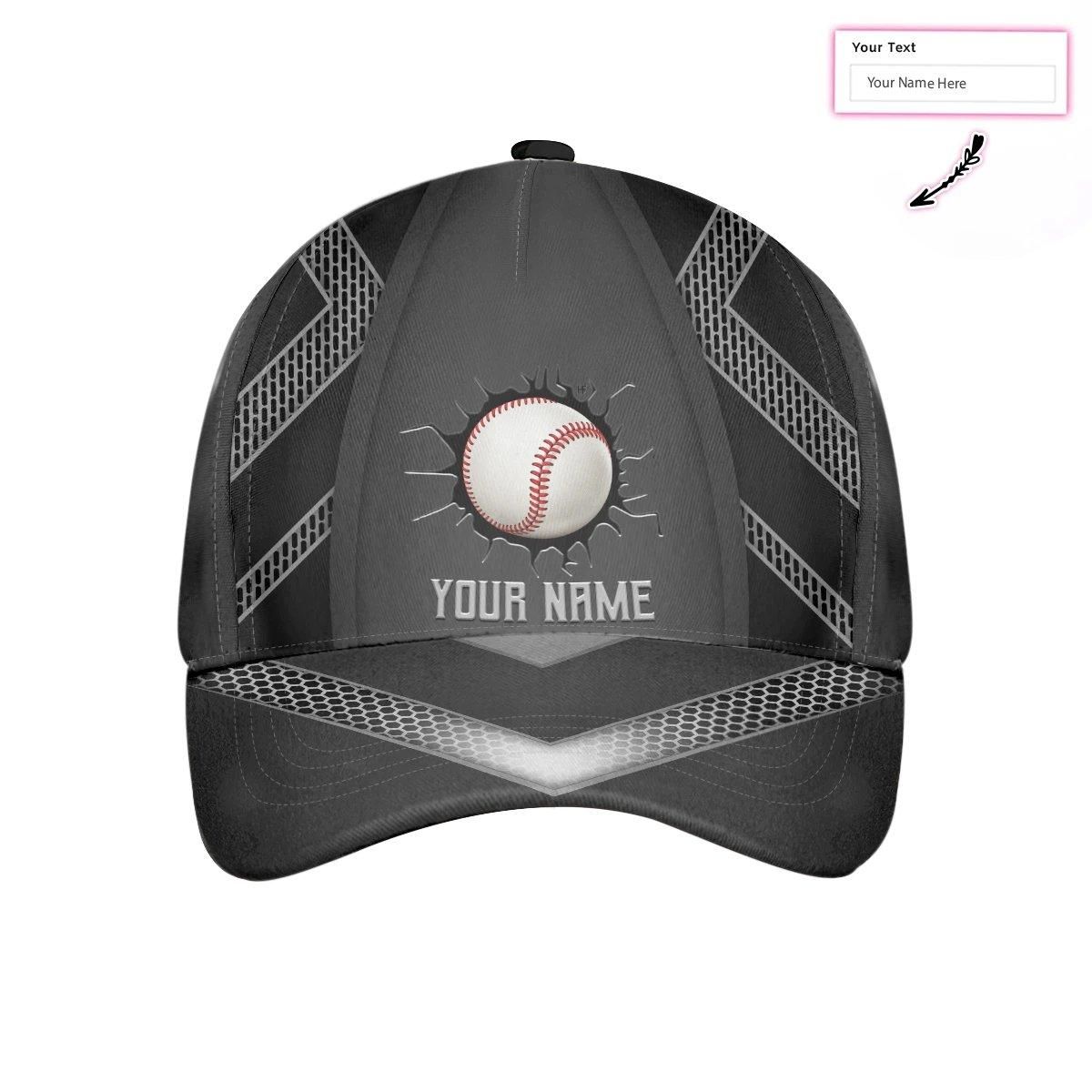 Custom Baseball Classic Cap Personalized Name Cap