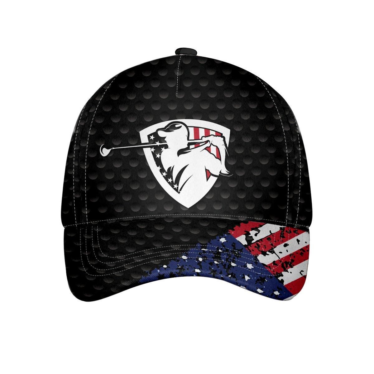 American Flag Style Proud Golf Cap