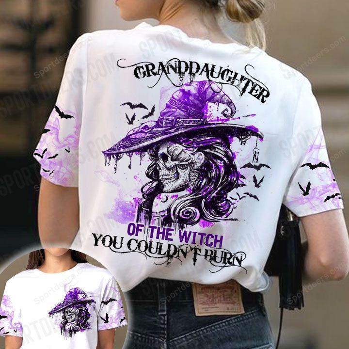 Granddaughter Witch 3D T-shirt Of The Witch You Couldn't Burn