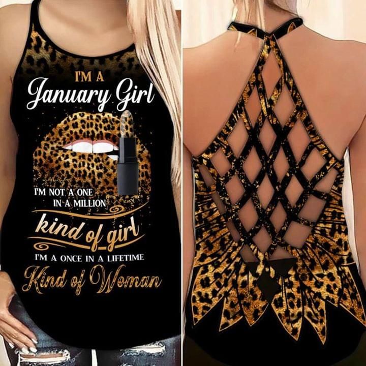 January Girl Lip Criss Tank Top I'm Not A One In A Milion Kind Of Girl