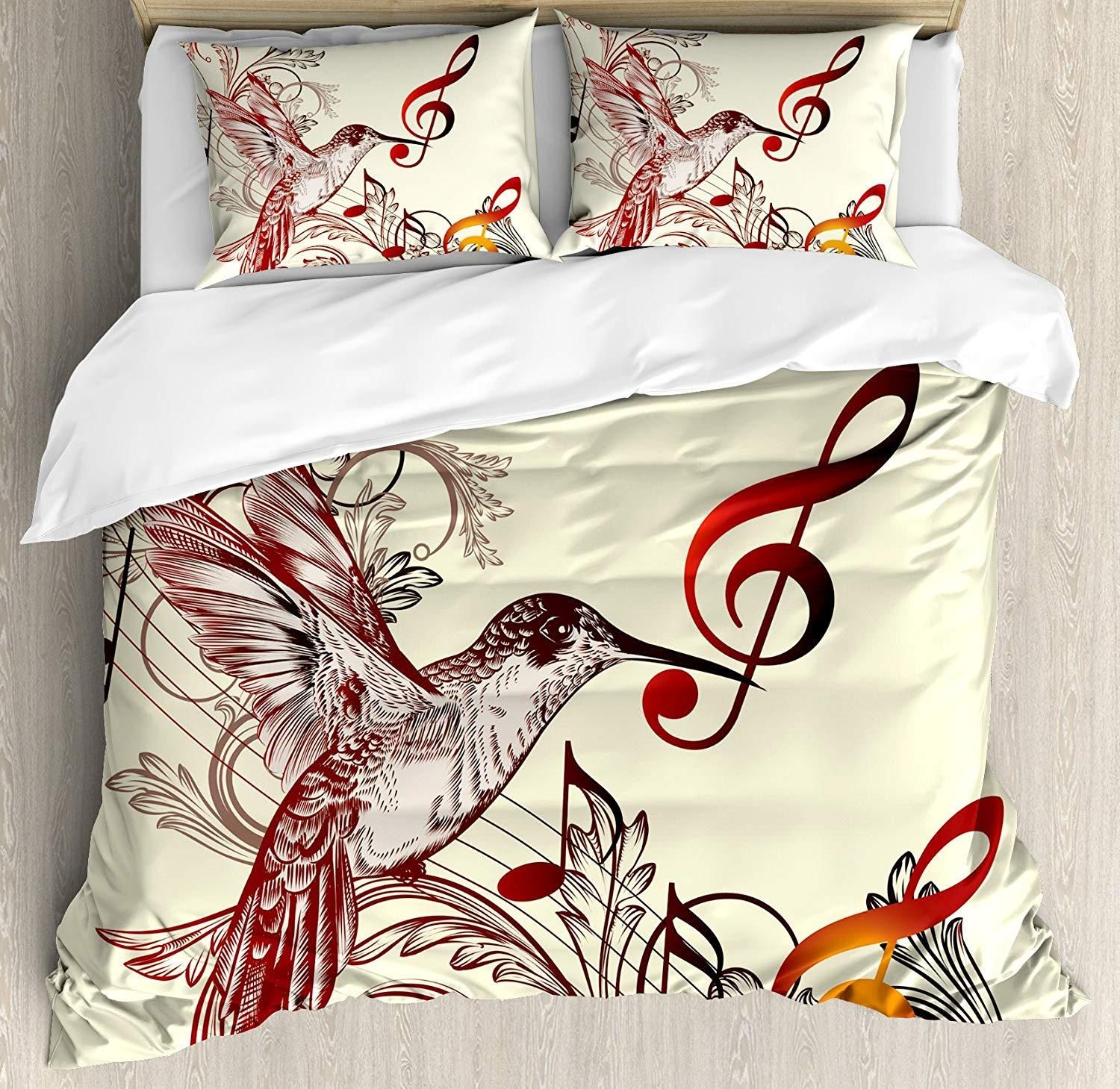 Hummingbird Music Bedding Set