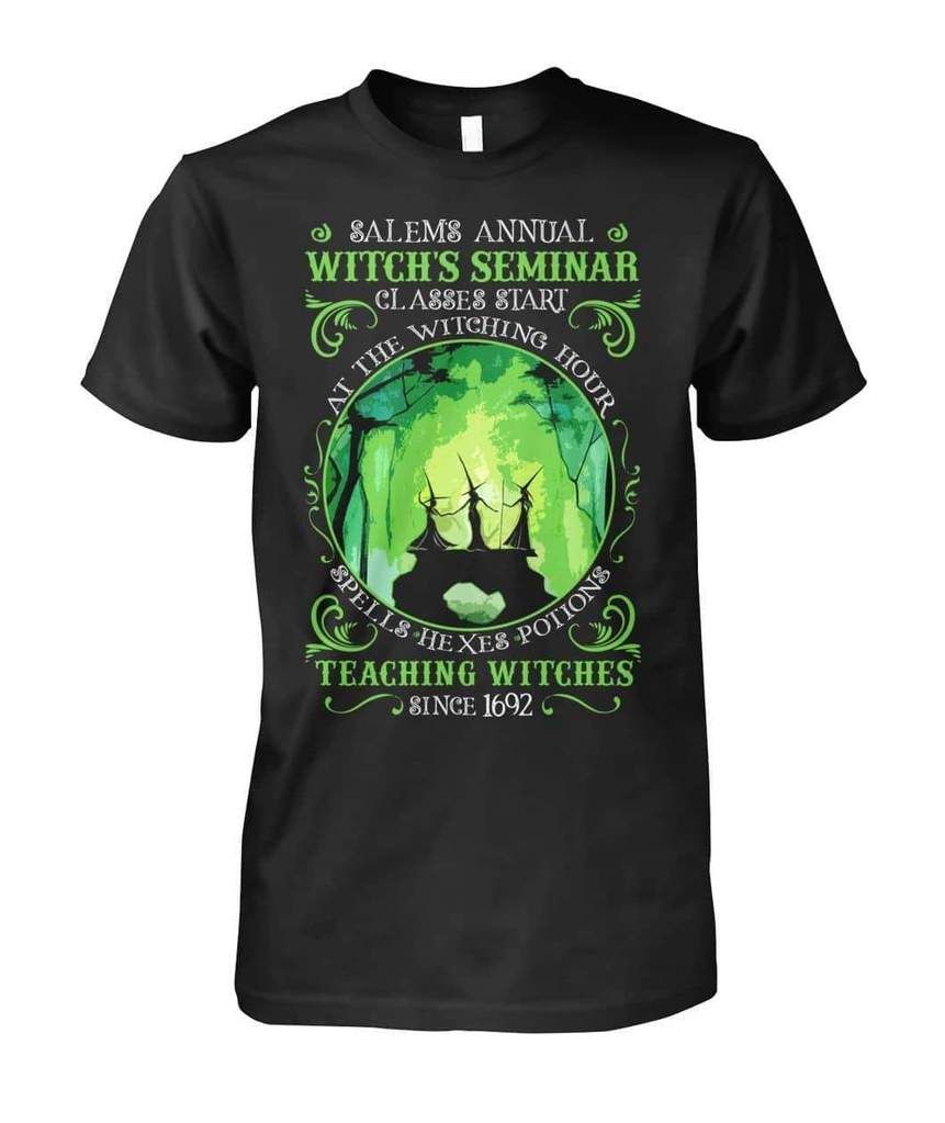 Witch T-shirt Salems Annual At The Witching Hour