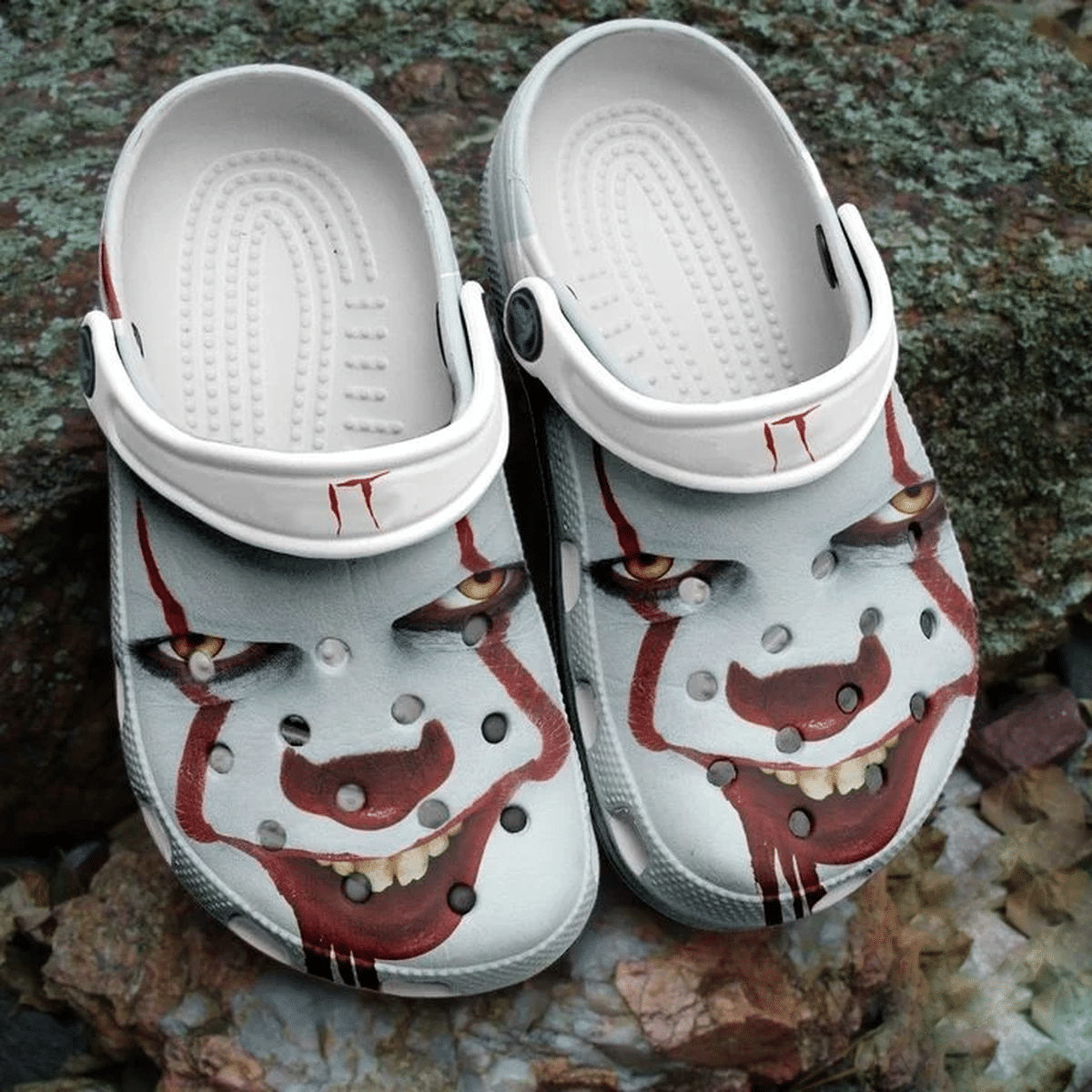 IT Pennywise Halloween Crocs Classic Clogs Shoes PANCR0157