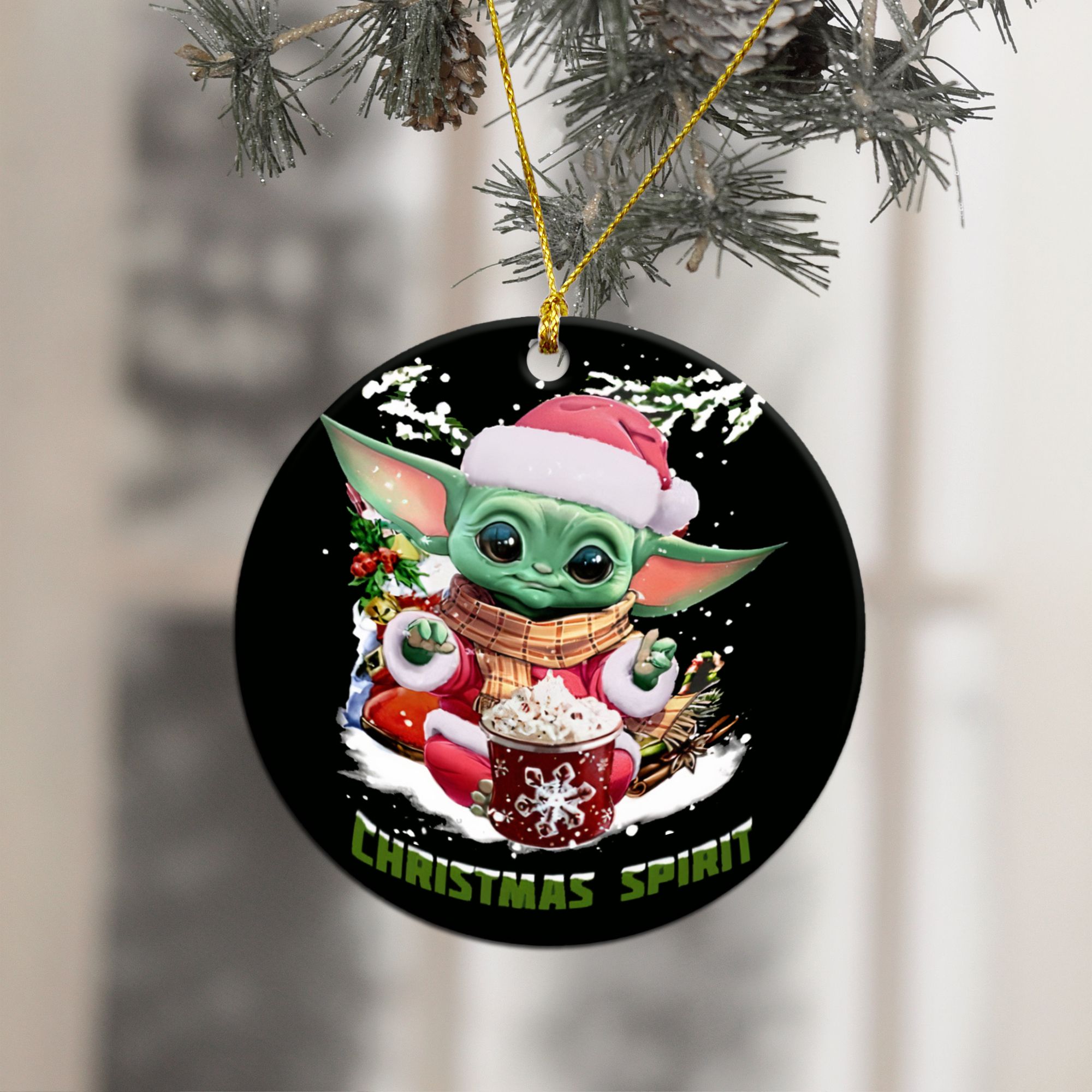 Baby Yoda Christmas Gift Ornament PANORN0124