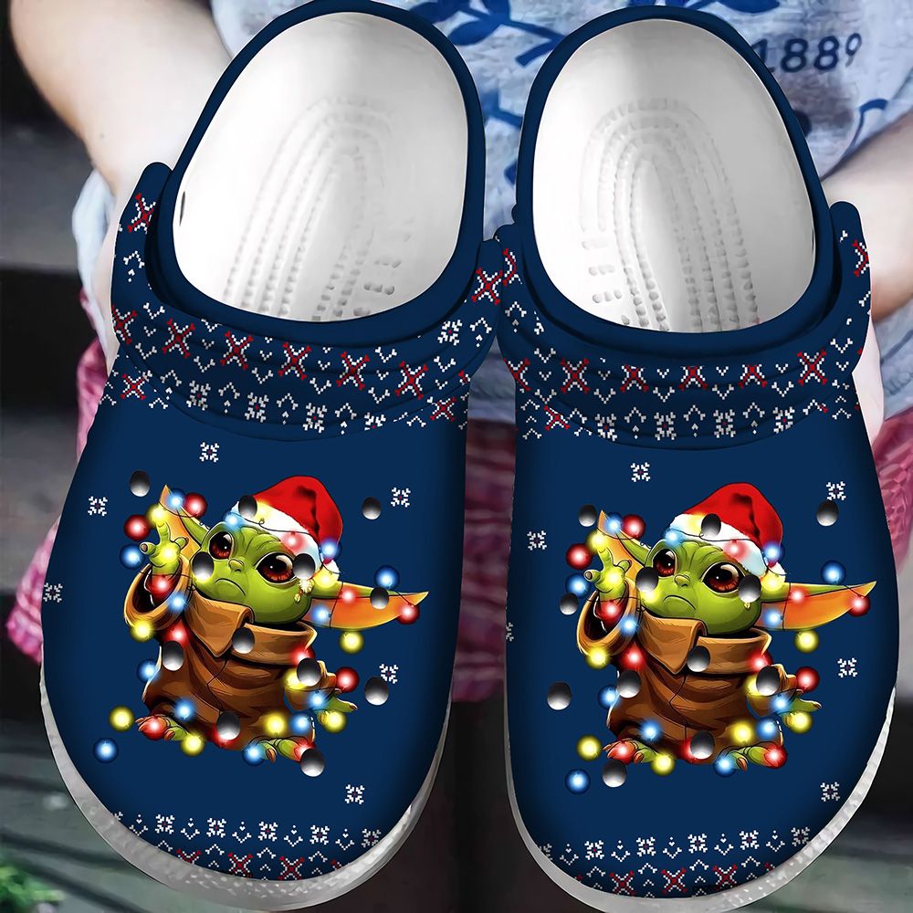 Baby Yoda Christmas Crocs Classic Clogs Shoes PANCR0382