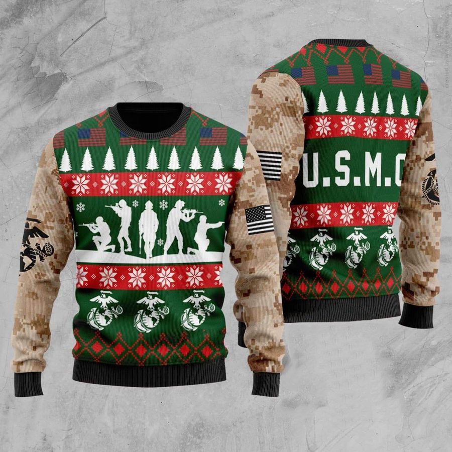 US Marine Christmas Sweater PANWS0008