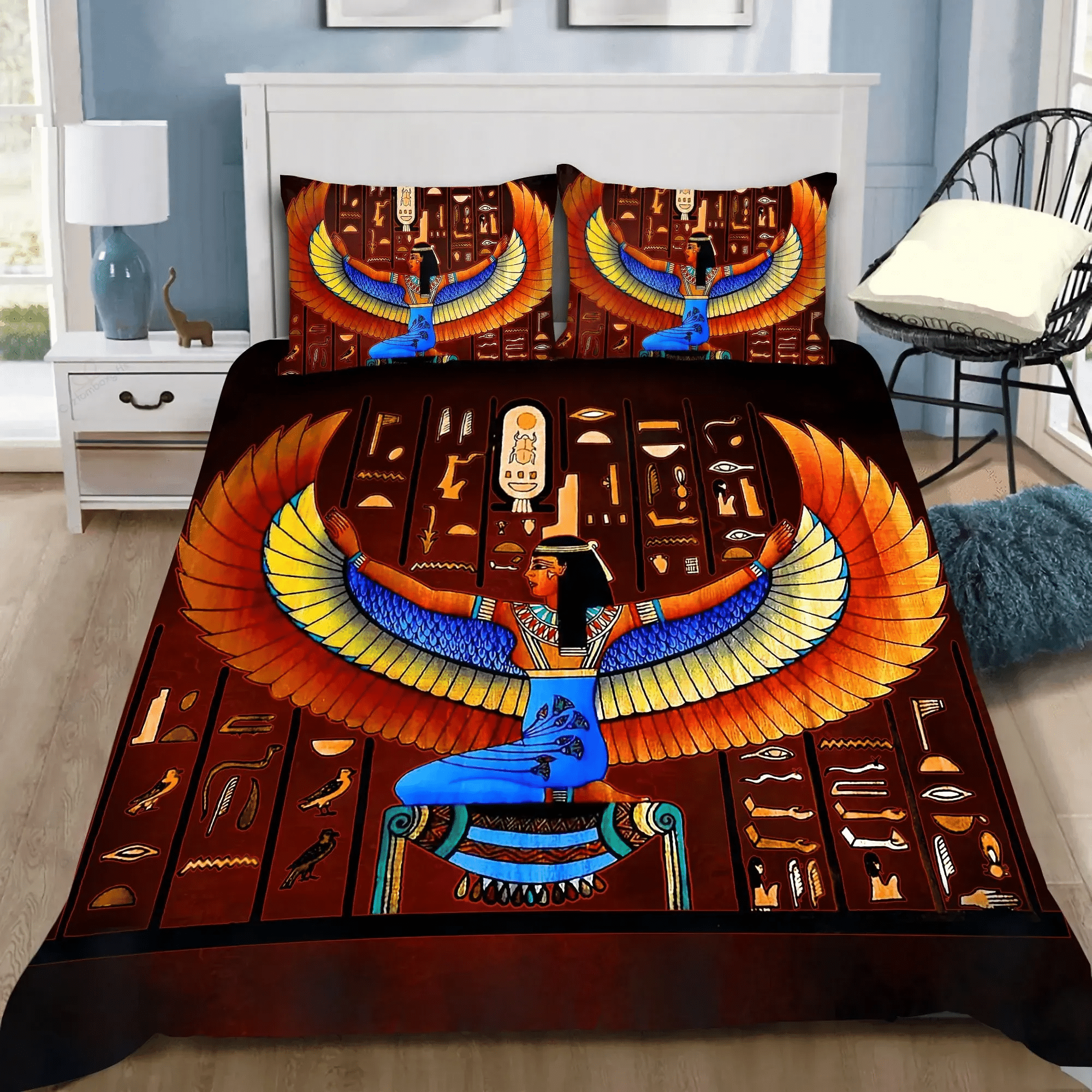 Ancient Egyptian Ma'at Bedding Set