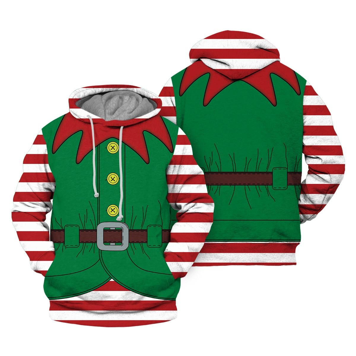 Christmas Elf 3D Hoodie