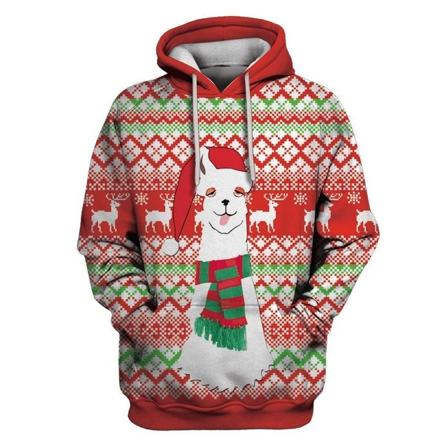 FUNNY UGLY MERRY CHRISTMAS 3D HOODIE